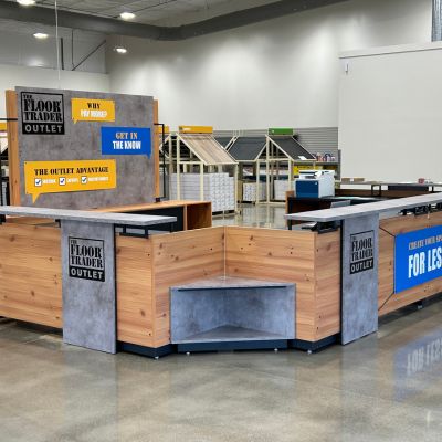 Skelton's Floor Trader showroom interior in Pullman, WA